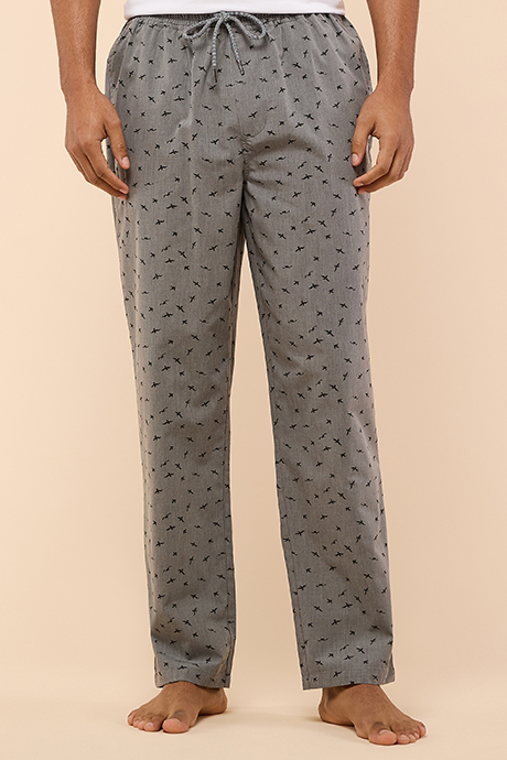 Printed Lounge Pants with Drawstring Waist