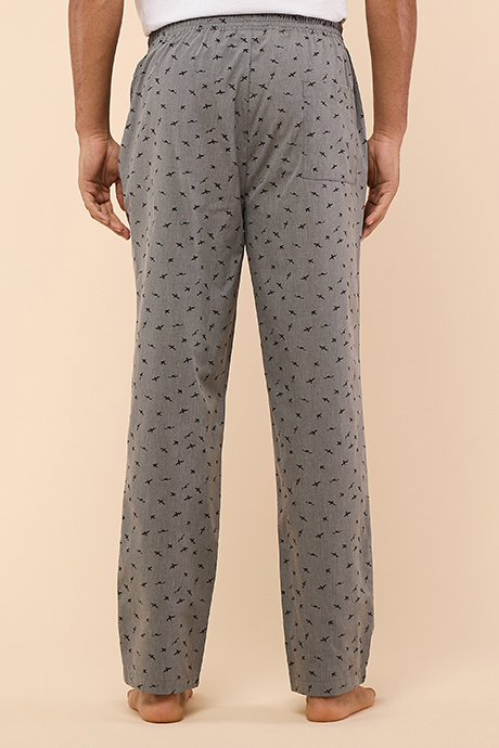 Printed Lounge Pants with Drawstring Waist