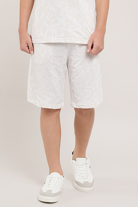 Solid T-Shirt with Shorts Set