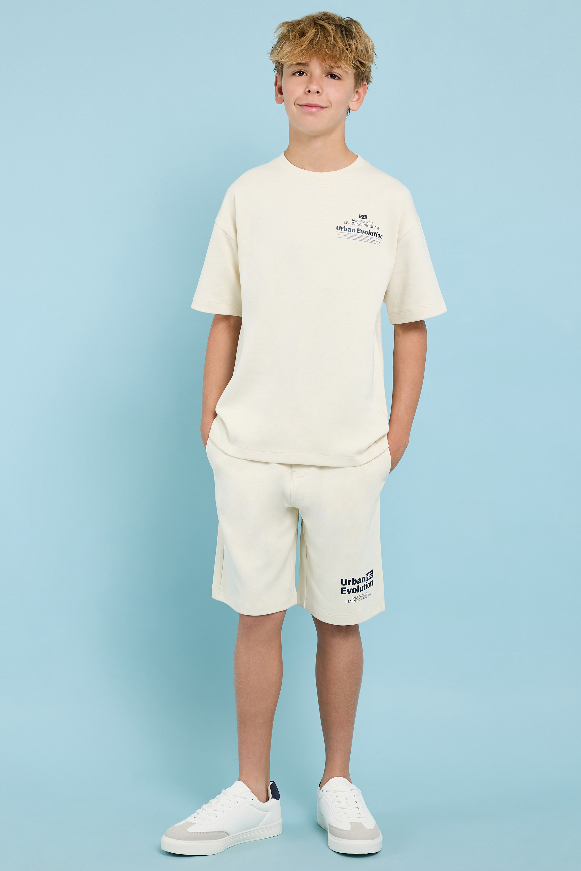Printed T-Shirt and Shorts Set
