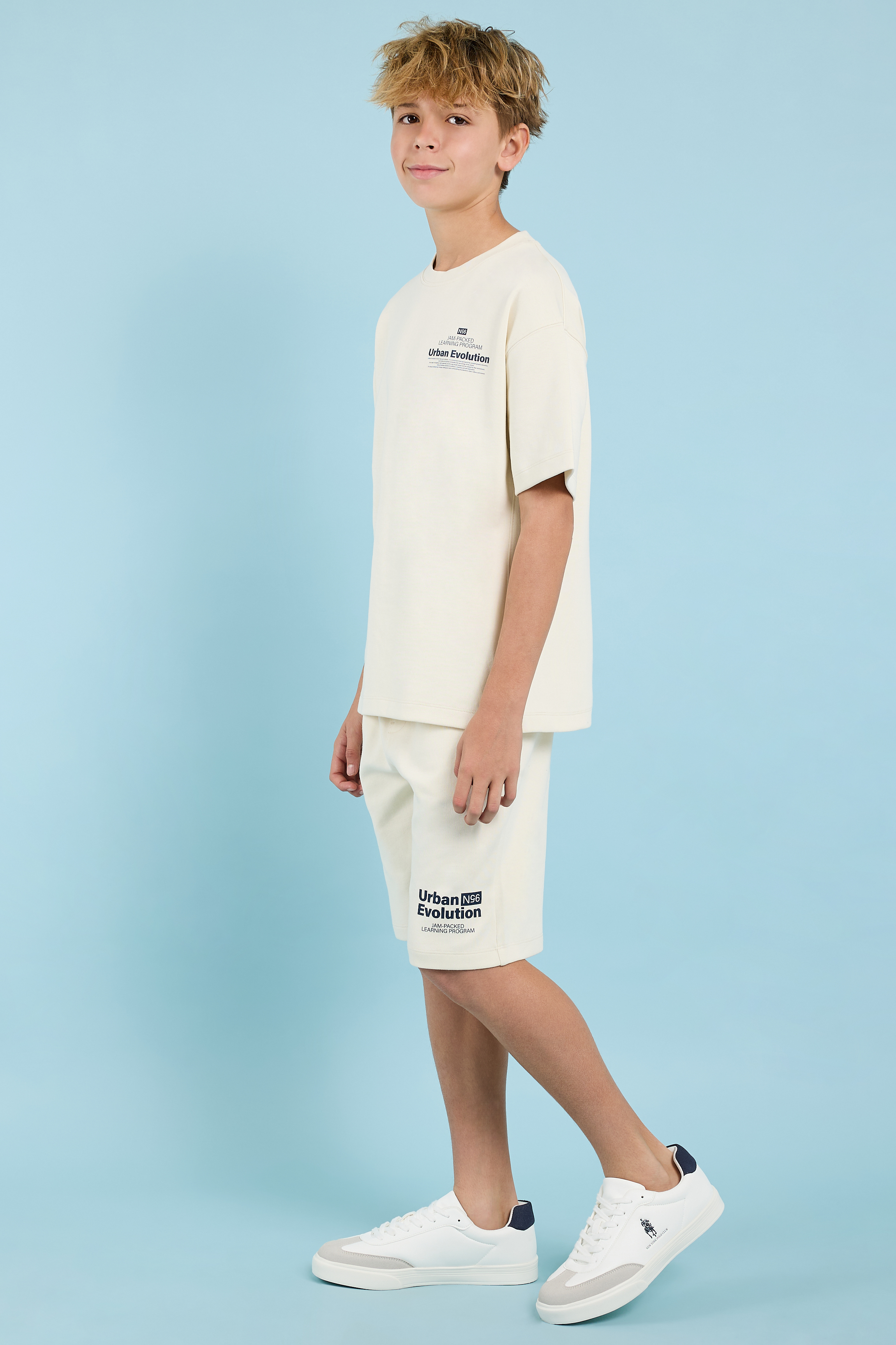 Printed T-Shirt and Shorts Set