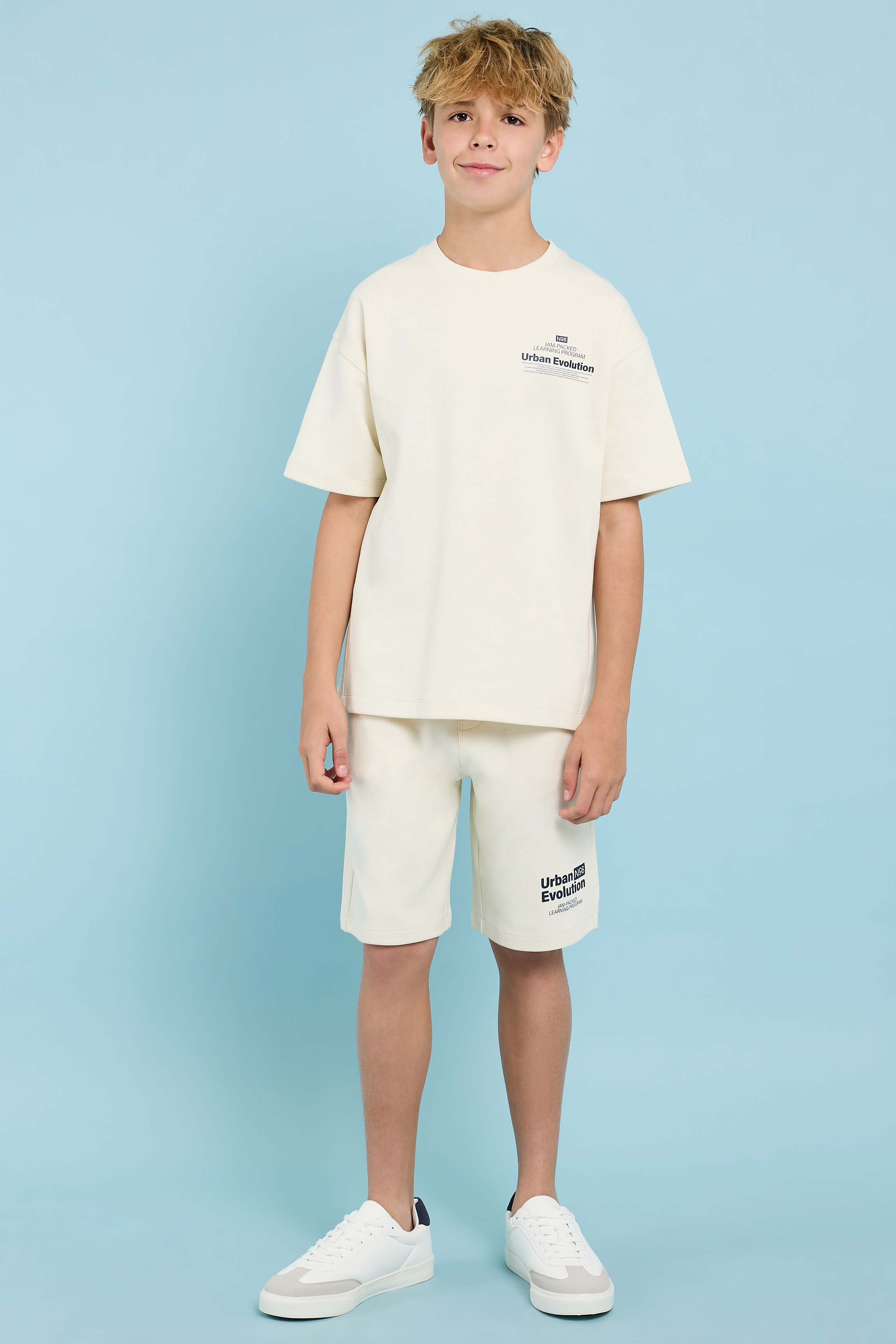 Printed T-Shirt and Shorts Set