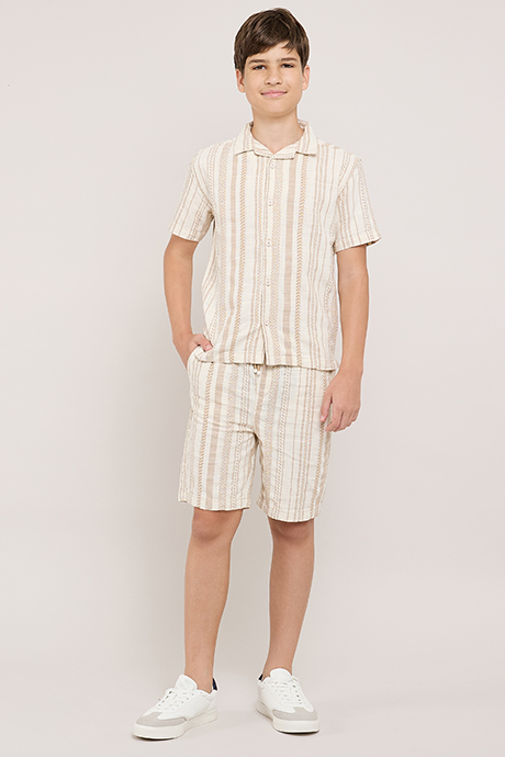 Woven Shorts With Drawstring Waist