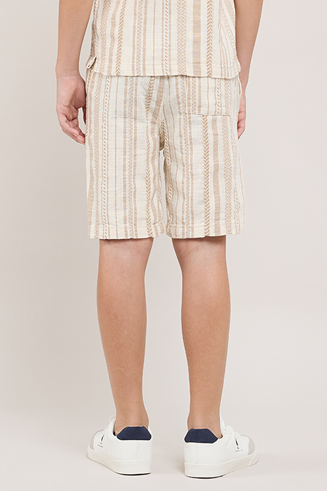 Woven Shorts With Drawstring Waist