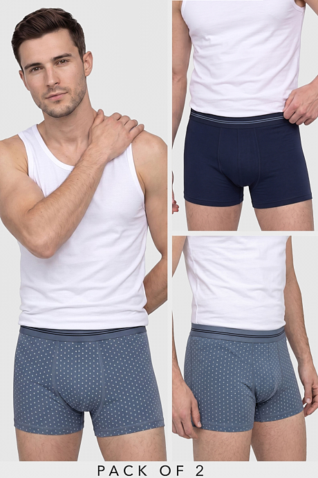 2 Pack Solid Trunks