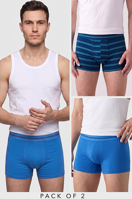 2 Pack Solid Trunks