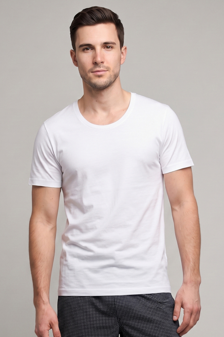 2 Pack Solid Short Sleeves Vests