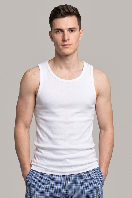 2 Pack Solid Sleeveless Vests