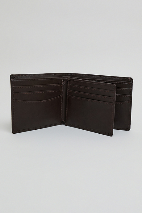 Contrast Stitch Bi-Fold Wallet