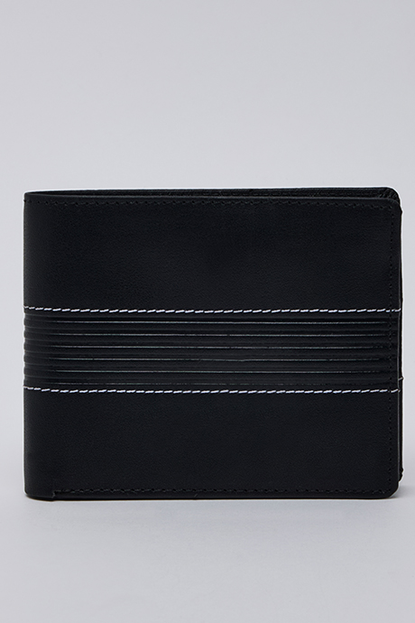 Textured Bi-Fold Wallet