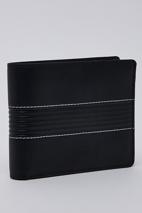 Textured Bi-Fold Wallet