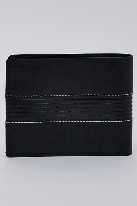 Textured Bi-Fold Wallet