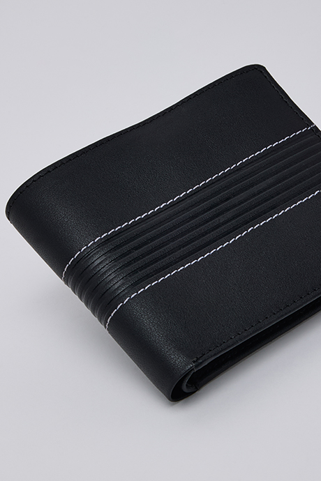 Textured Bi-Fold Wallet
