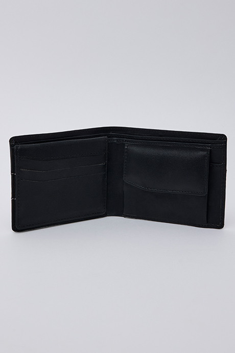 Textured Bi-Fold Wallet