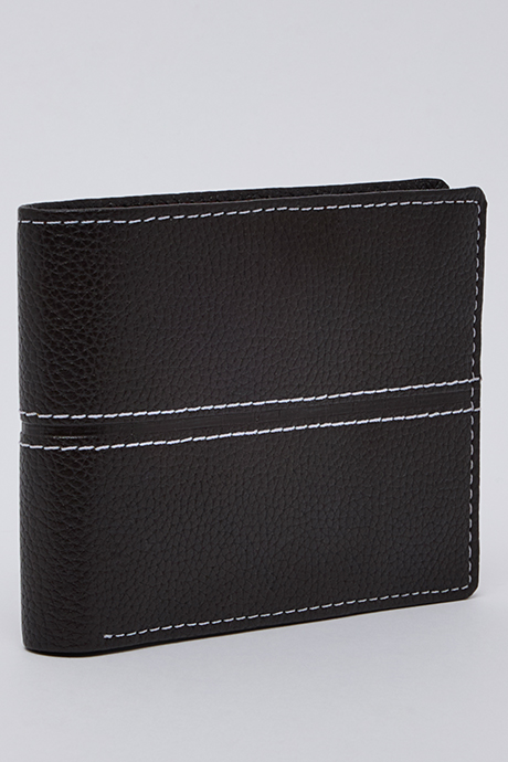 Stitch Detail Bi-Fold Wallet