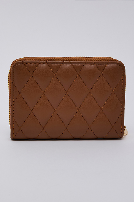 Quilted Zip-Around Wallet