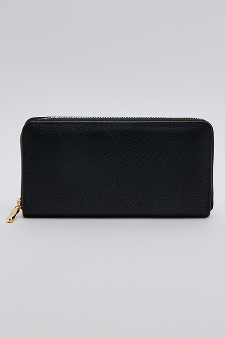 Textured Long Wallet
