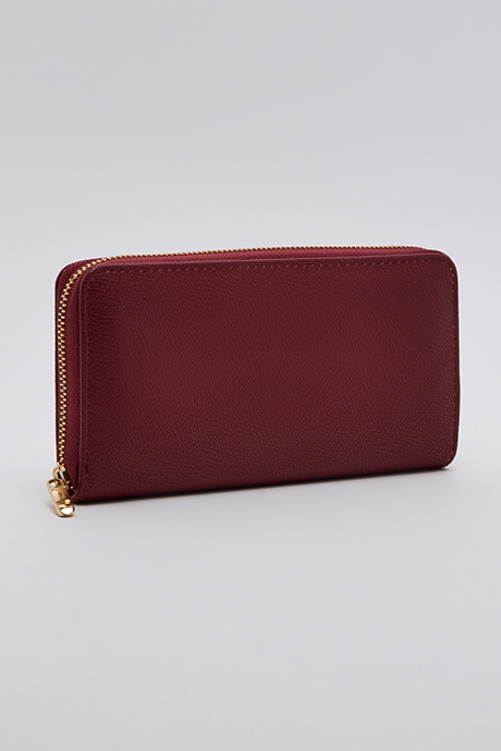 Textured Long Wallet