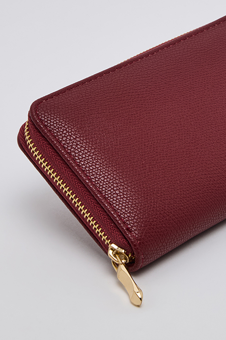 Textured Long Wallet
