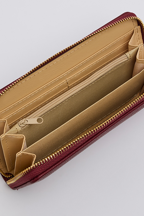 Textured Long Wallet