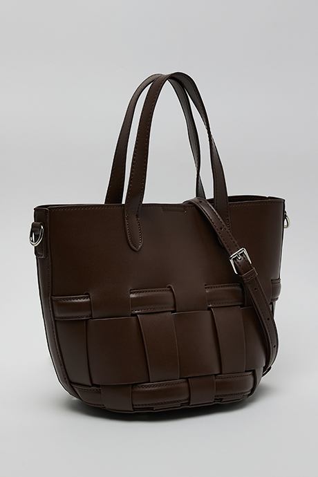 Braided Tote Bag Set