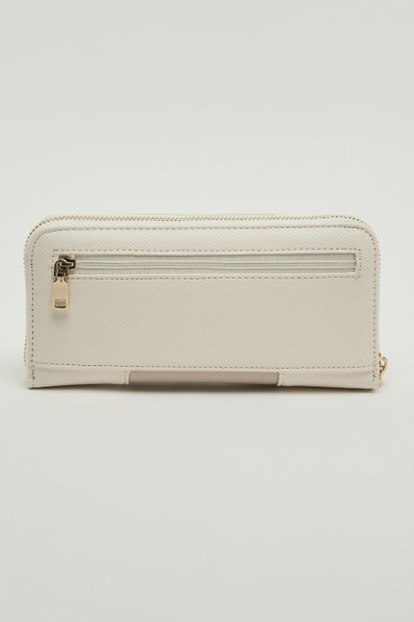 Color Block Zippered Wallet