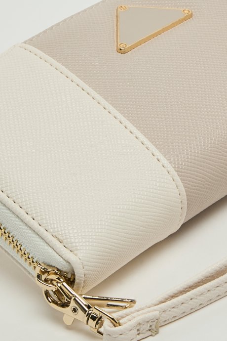 Color Block Zippered Wallet