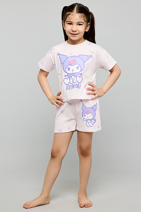 Kuromi Print Shorty Pyjama Set