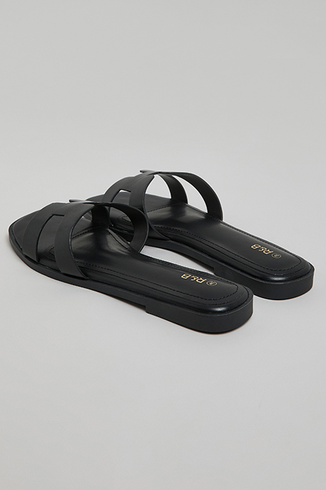 Cut-Out Flat Sandals