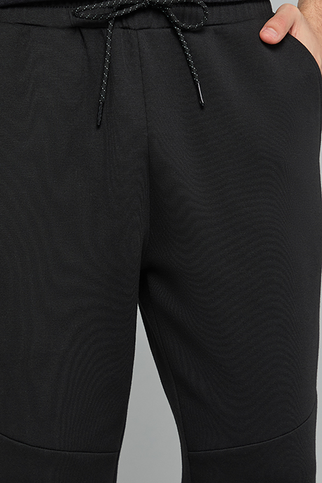 Solid Joggers with Drawstring Waist