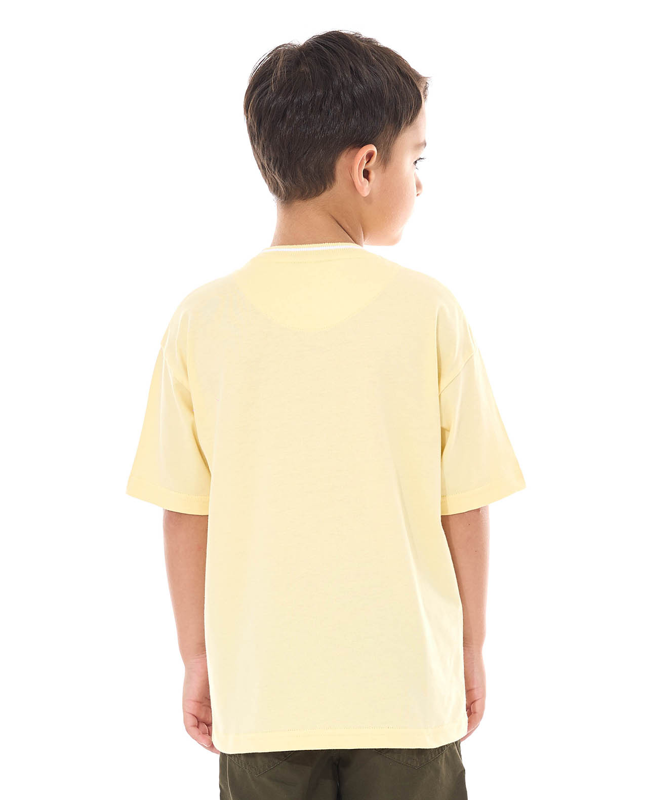 Graphic Print T-Shirt with Crew Neck and Short Sleeves