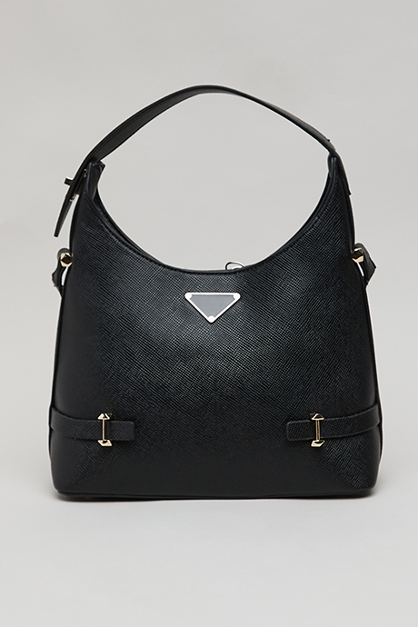 Textured Hobo Bag
