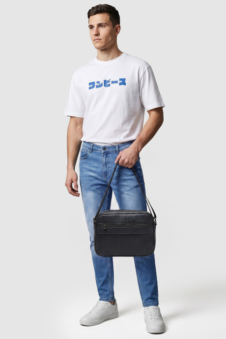 Faded Skinny Fit Jeans with Button Closure