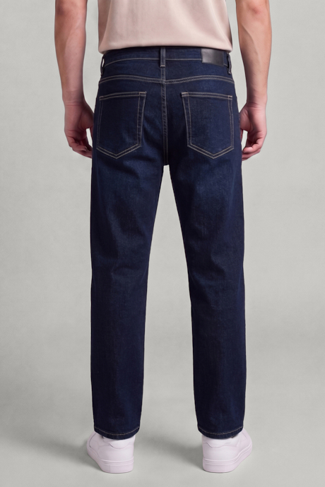 Washed Slim Fit Jeans with Button Closure