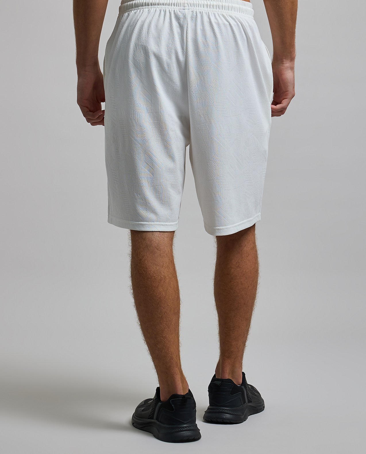 Solid Active Shorts with Drawstring Waist