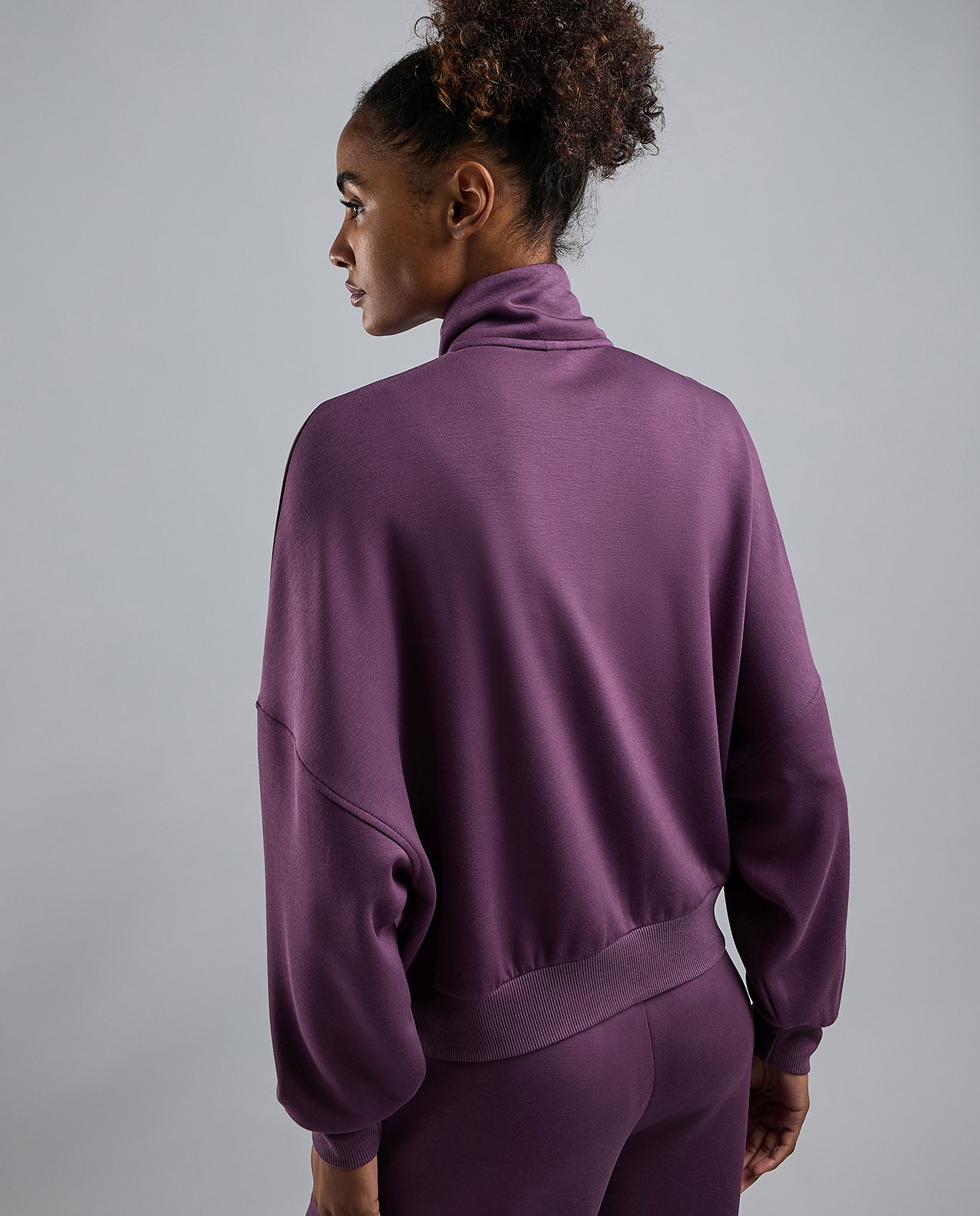 Solid Jacket with Zipper Closure