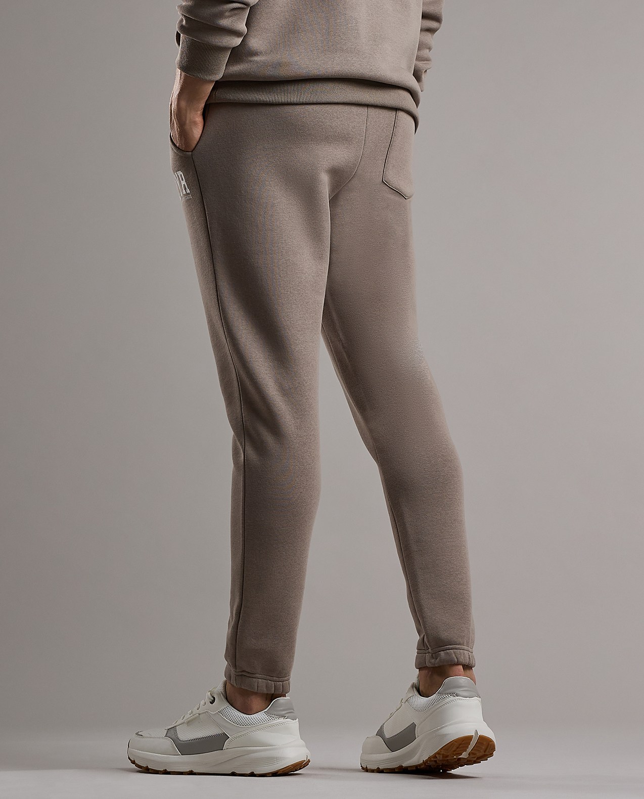 Embroidery Detail Joggers with Drawstring Waist