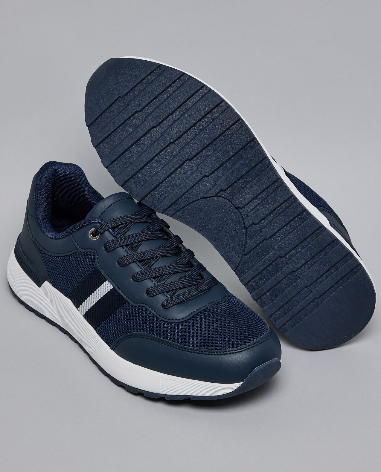 Solid Lace Up Casual Shoes