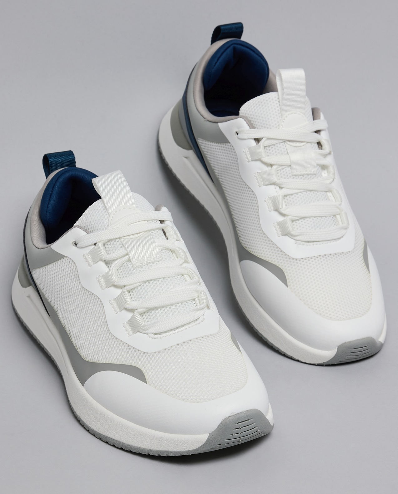 Color Block Lace Up Shoes
