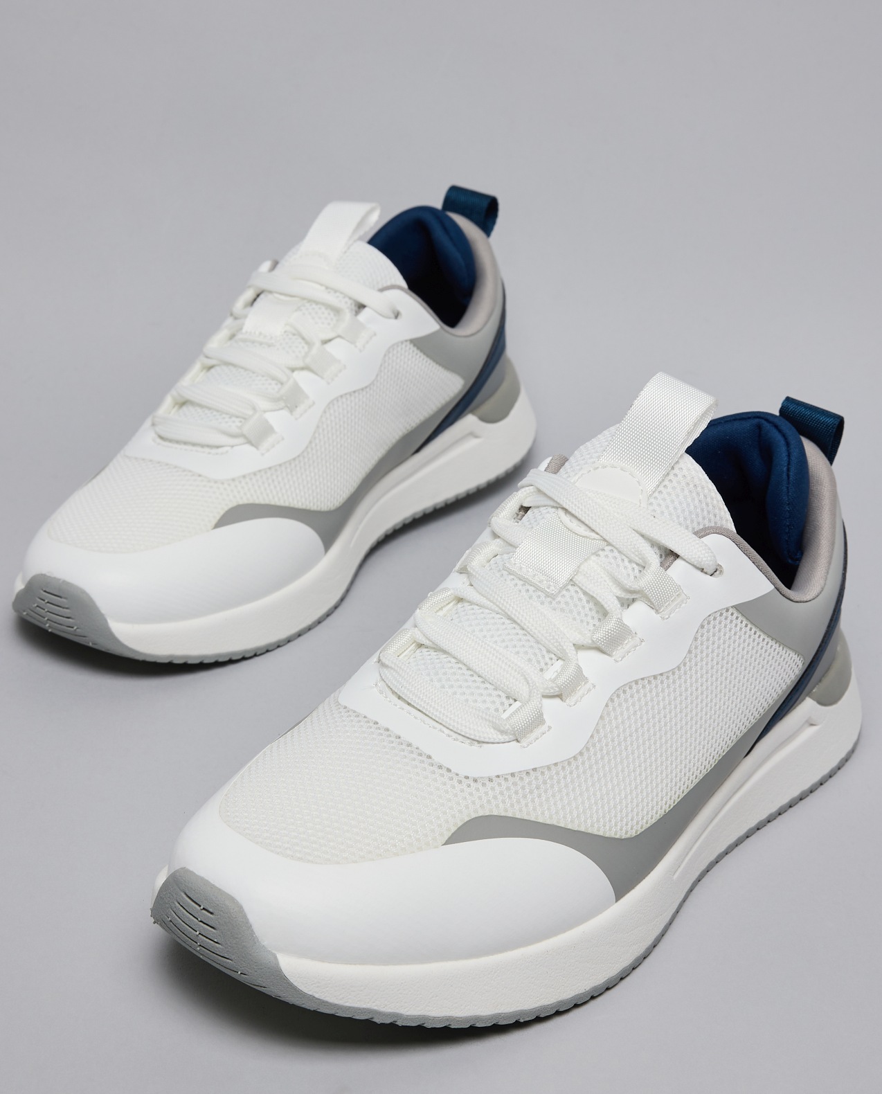 Color Block Lace Up Shoes