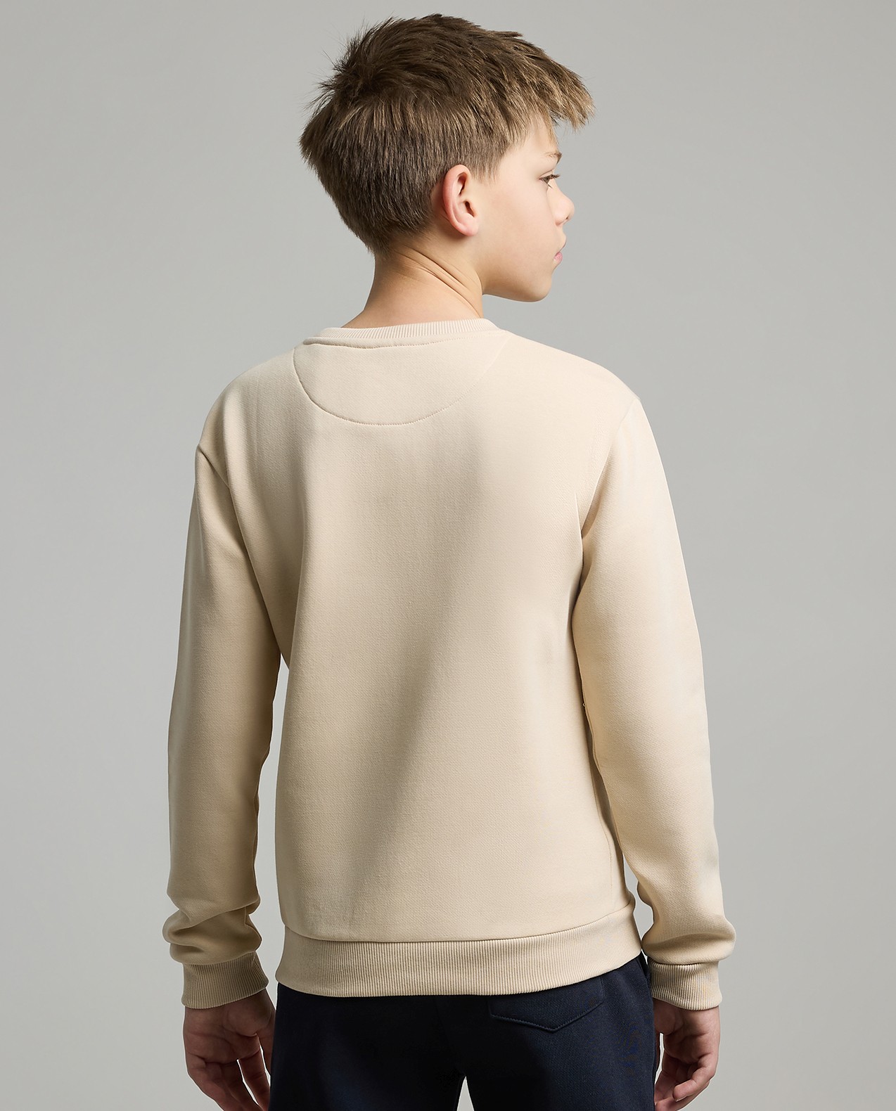 Printed Sweatshirt with Crew Neck and Long Sleeves