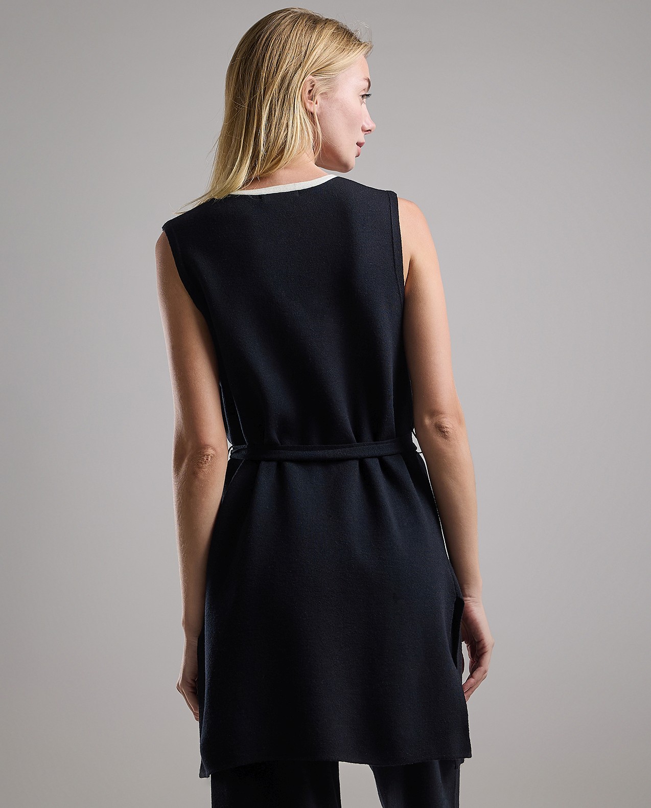 Textured Wide Leg Pants with Elastic Waist