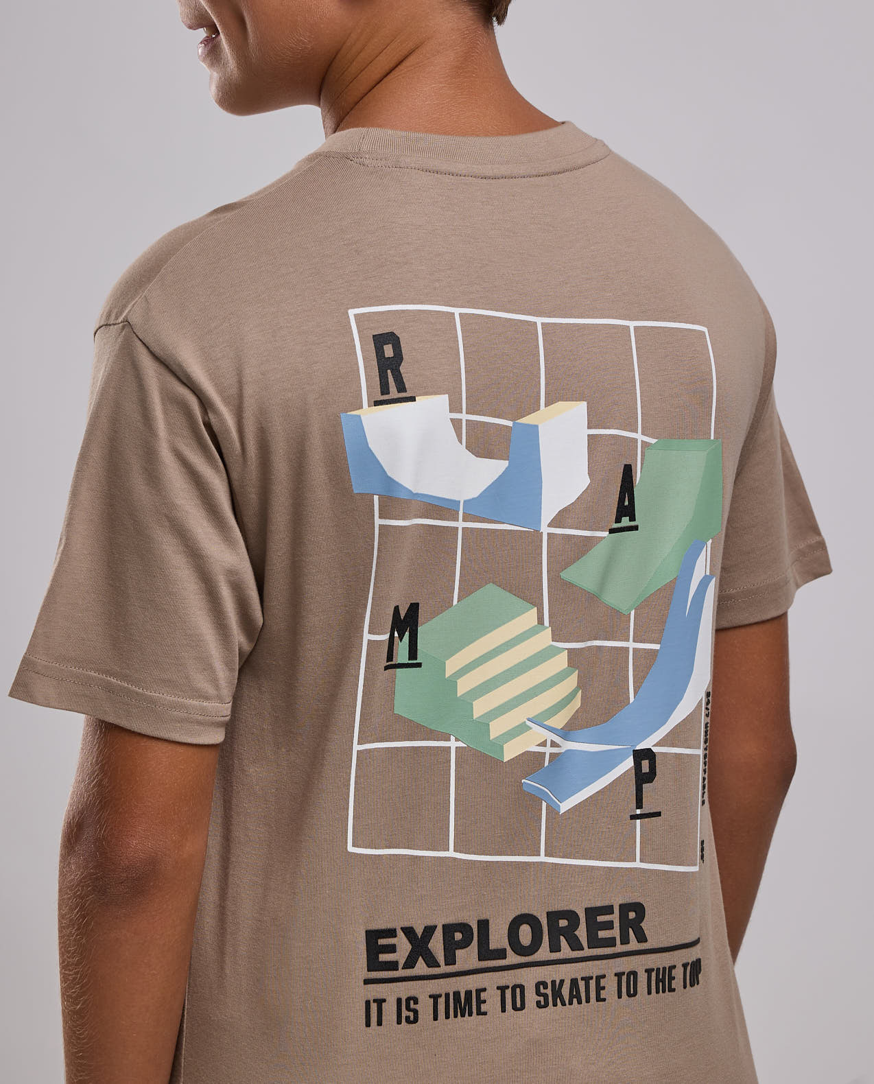 Printed T-Shirt with Crew Neck and Short Sleeves