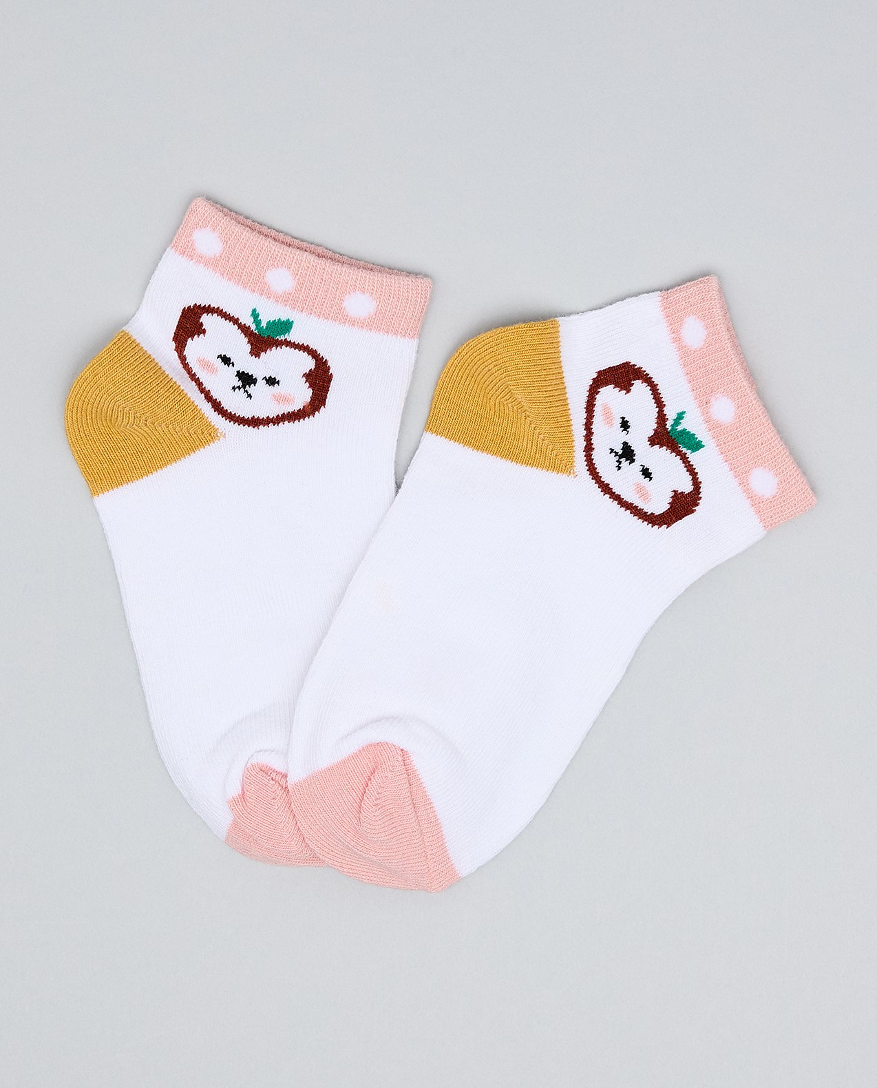 3 Pack Printed Ankle Socks