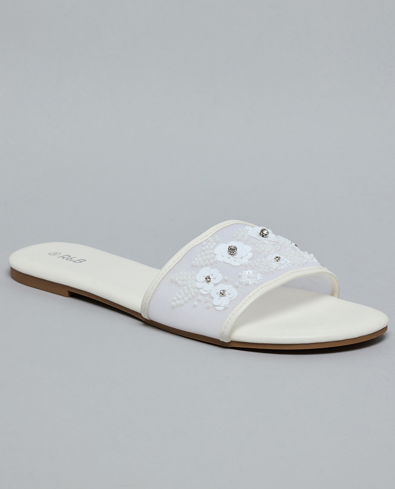 Embellished Flat Sandals