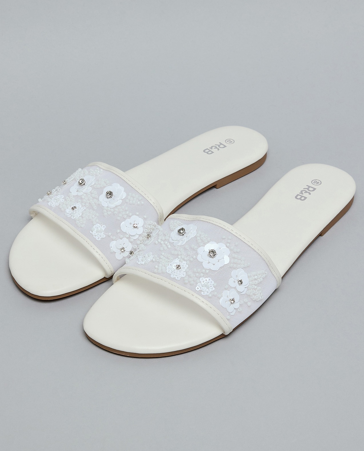 Embellished Flat Sandals