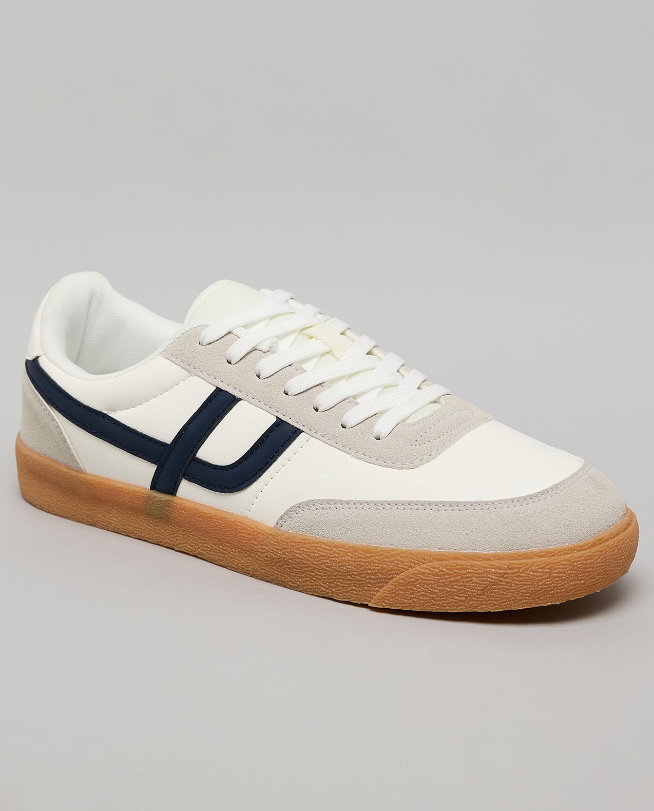 Color Block Lace Up Sneakers